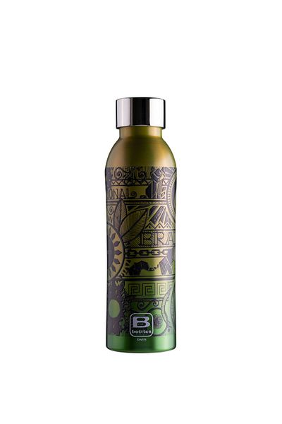 BUGATTI 500Ml Stainless Steel Twin Thermos - Sublime Brad Patterned