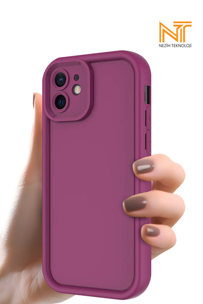 Nezih Case Apple iPhone 11 Uyumlu Kamera Korumalı Parlak Stil Tasarım Kapak