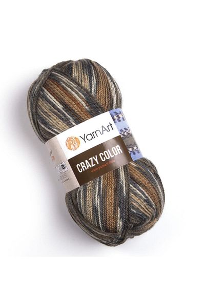 Yarnart Crazy Color - Μαρμάρινο Χέρι Πλεκτό Νήμα Ebruli-171