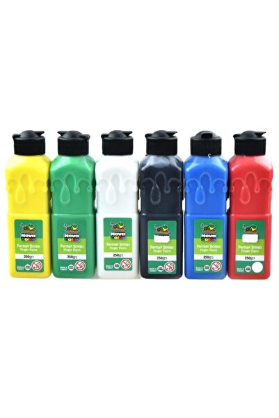 Kids Like 250 ML 6 Renk Parmak Boya Seti