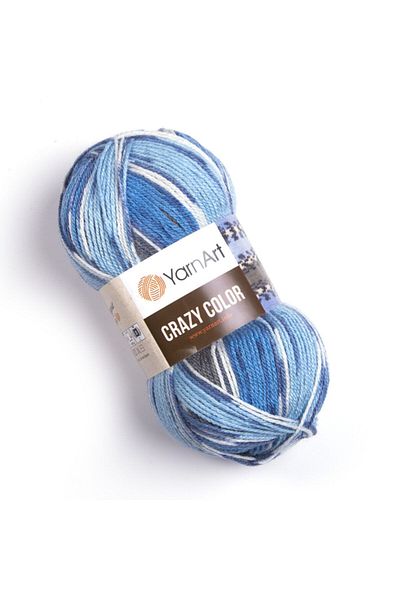 Yarnart Funie de tricotat manual Crazy Color Ebruli-134