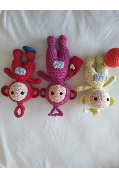 Trend bayb Amigurumi Teletabiler 3'lü Set