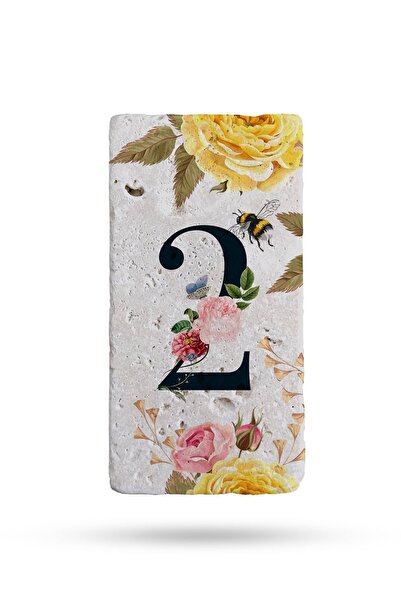Begoloni Stone Decor Broj vrata od prirodnog kamena, UV štampani broj vrata 7...