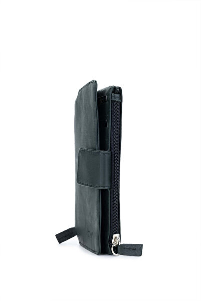 Tamer Tanca Genuine Leather Men's Khaki Wallet