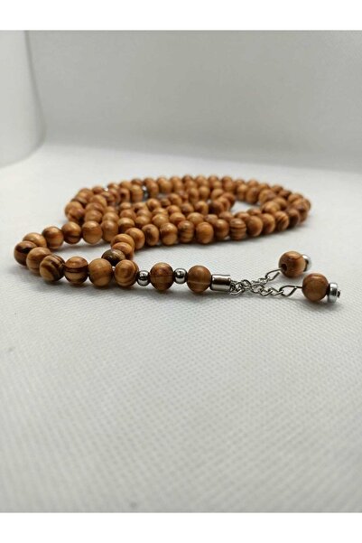 grs oyuncak 8mm Wooden Prayer Beads with Tassels - 99 Pieces, Easy to Shoot