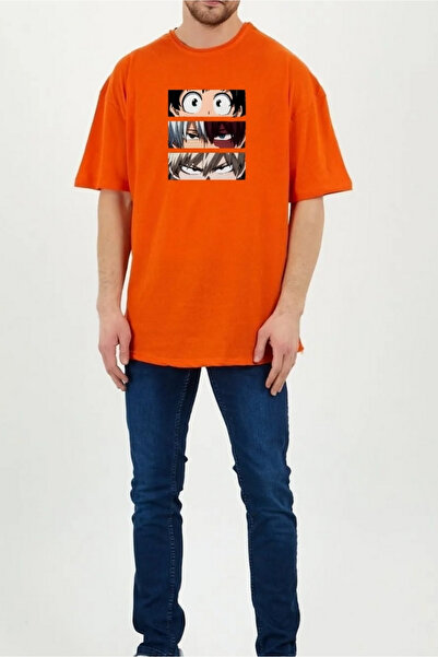 oneagılyazı تي شيرت مطبوع عليه رسوم متحركة للجنسين مقاس كبير