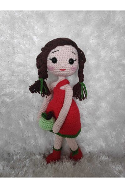 Trend bayb Kırmızı Amigurumi Elma Bebek