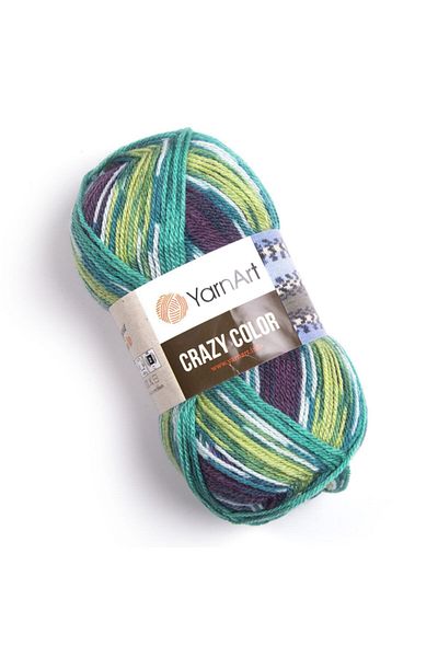Yarnart Νήμα πλεξίματος Crazy Color Marbled Hand 178