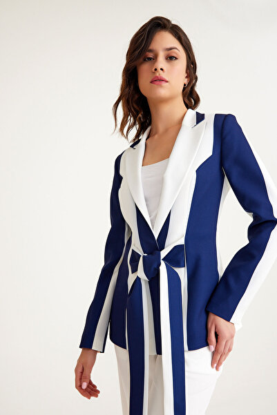 MANGOSTEEN Long Women's Striped Jacket