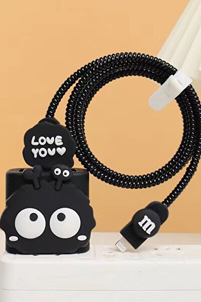 WANNA PROTECT Iphone 18-20w Uyumlu Şarj Kablosu Başlığı Adaptörü Koruma Kablo...