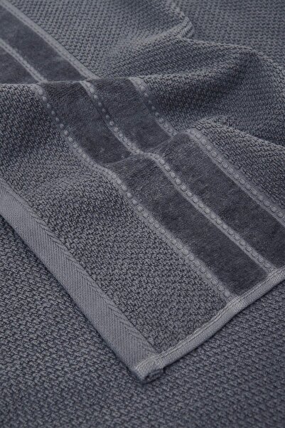 Green Black Anna Hamam 3-комплект рушників 100% бавовна жакардова темно-синя