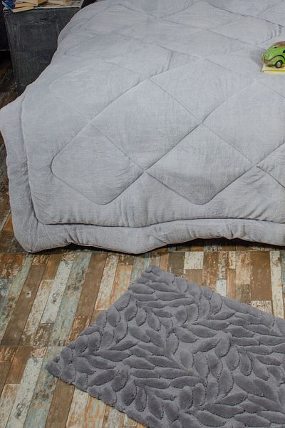 Novella Home Welsoft Gray Double Person Special Padded Double Sided Quilt