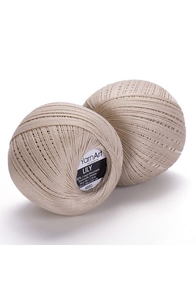 Yarnart Lily - Mercerized Lace Rope Stone Χρώμα-4660