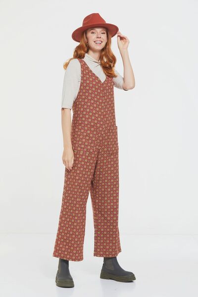 Clandestino Μακριά χειμερινή φόρμα με casual σχέδιο καφέ