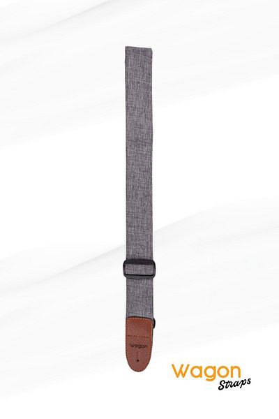 Wagon Straps Classic Series Guitar Strap - Fit Gray