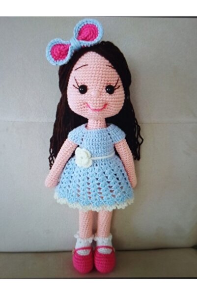 Amigurumi Fatoş Bebek Mavi