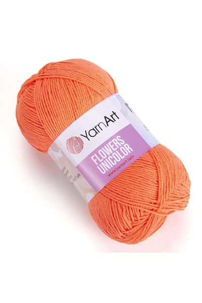 Yarnart Λουλούδια Unicolor - Πλεκτό Χέρι Νήμα Πορτοκαλί-737