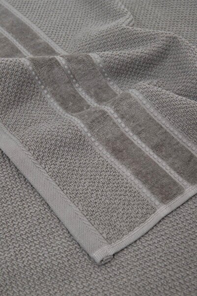 Green Black Anna Hamam Набір з 3 рушників 100% бавовна жакардова антрацит