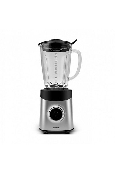 Karaca Digital Display Stainless Steel Blade Glass Bowl Inox 1.8 LT Smoothie Blender 1800 W