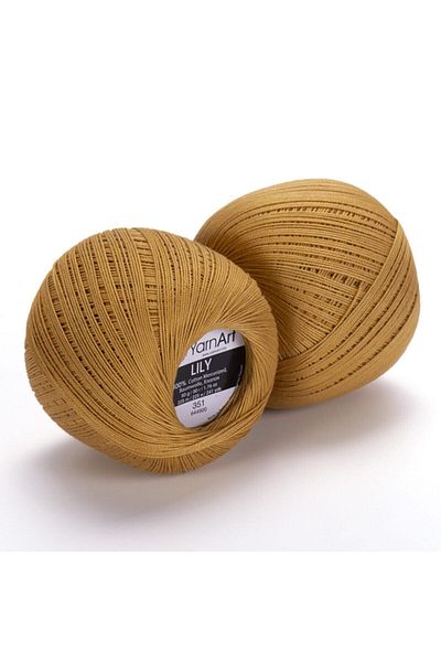 Yarnart Lily - Mercerized Lace Rope Mustard-0351