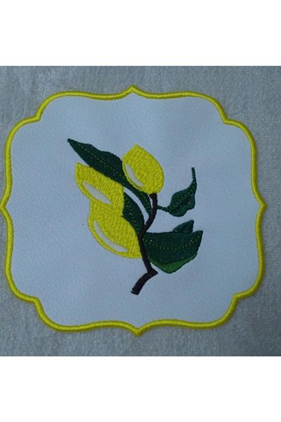 HİFA منديل كوكتيل منقوش بالليمون (قطعة واحدة)