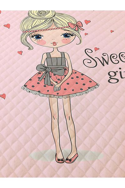Evmila Girl Patterned, Printed Single and Children's Pique Set
