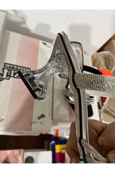 BEYAZ Evening Dress Heeled Shoes