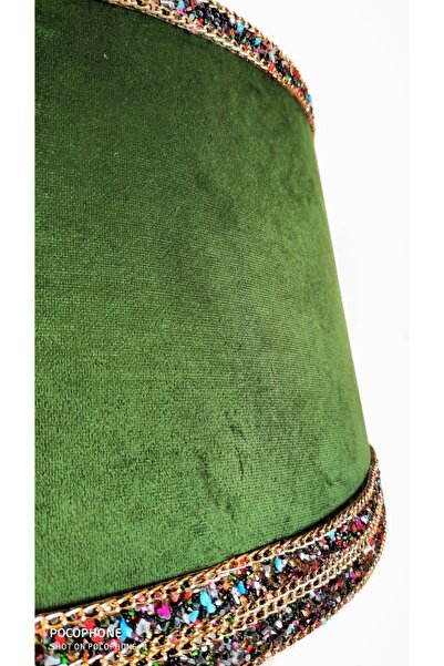 Lambada Beta Serisi Hintişi Aksesuarlı Lambader Şapkası (yeşil)