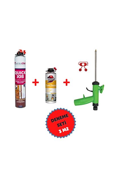 Whitechem Yalıtüp Poliüretan Yalıtım Köpük 930grx1 Adet + 1 Adet Tabanca+1 Te...
