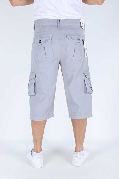 RetroPark ERKEK BERMUDA ŞORT UZUN KAPRİ KARGO CEP KARGO CEPLİ BERMUDA UZUN KAPRİ DİZ ALTI