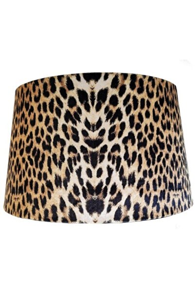 Lambada Beta Serisi,masif 3 Ayaklı Tripod Lambader( Leopar-koyu Ceviz)