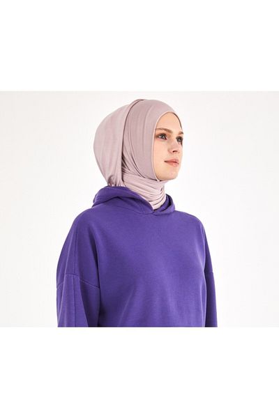 Differenza Combed Cotton Shawl Lilac