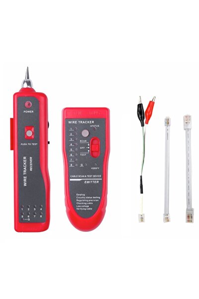 aogo Bili Bili Kablo Bulucu Test Cihazı Ethernet Ağ Kablosu Test Rj11 Rj45 Cat5/6 Lan Kablo Ölçüm Cihazı
