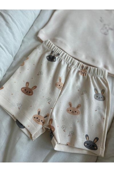 OrganikLoves Rabbit Patterned Cute Summer Set of 2