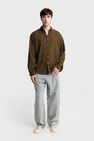 GIESTO OVERSIZE DUMPED SHIRT