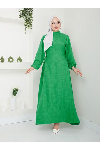 VOLT CLOTHİNG فستان حجاب - نسائي، تصميم برباط مفصل