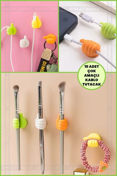 MİS KİTCHEN 10 Cable Holders - Cable Organizer Stabilizer