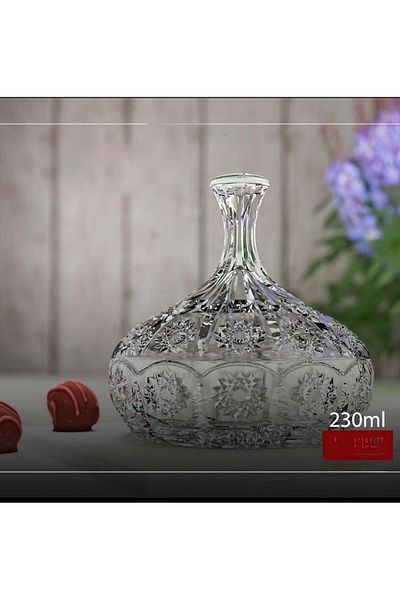 devigo بوهيميا 230 مل وعاء سكر زجاجي مغطى - وعاء البهجة التركية وعاء الحلوى دراجيليك