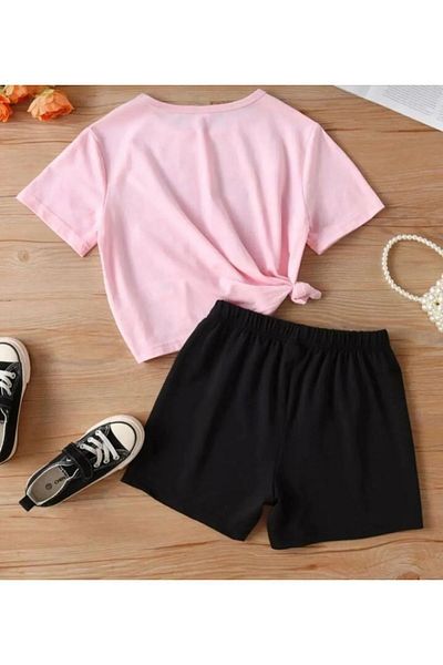 DAXİS Sportwear Company Combinație de tricou și pantaloni scurți pentru copii unisex - Set de sus și de jos
