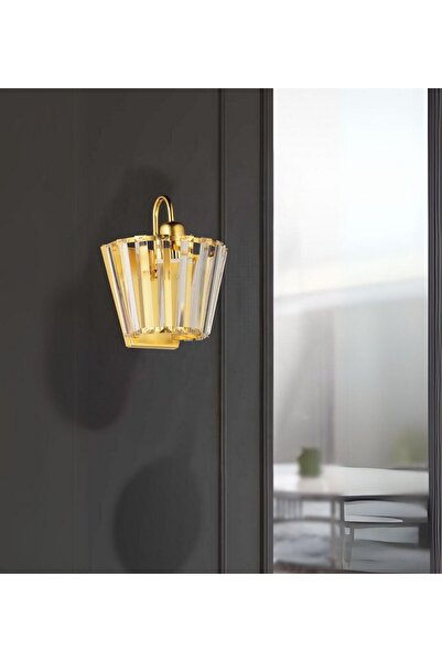 RONİSU AYDINLATMA Serenne Taşlı Aplik Kristal Taşlı Duvar Aydınlatma