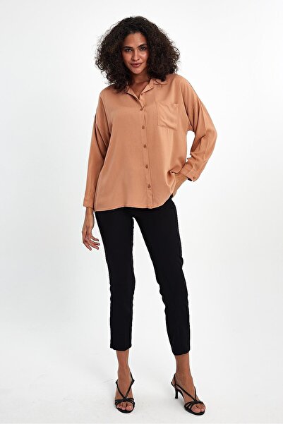 yakamor Oversize Women's Poplin Shirt