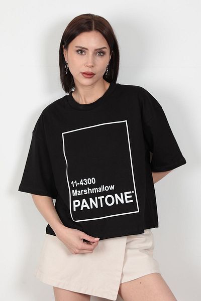 GİYSA Women's Pantone Printed T-Shirt