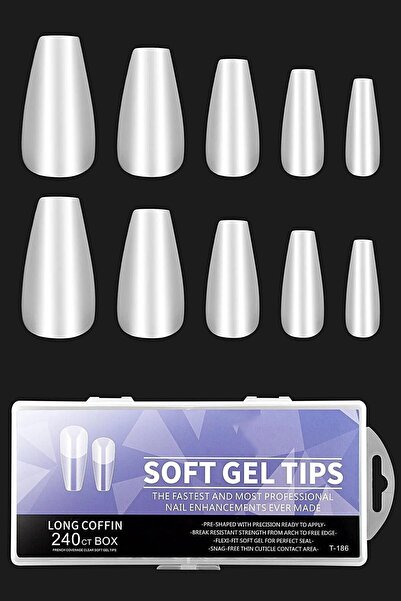 Fontenay 240'lı Soft Jel Tips & Yeni Nesil Kullanımı Kolay Yumuşak Jel Tips T...