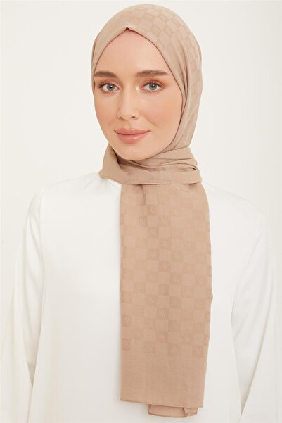 Armine Trend Pamuklu Monogram Şal