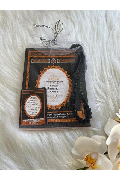 hicazavm Hediyelik dağıtmalık mevlitlik keseli yasin tesbih magnet seti
