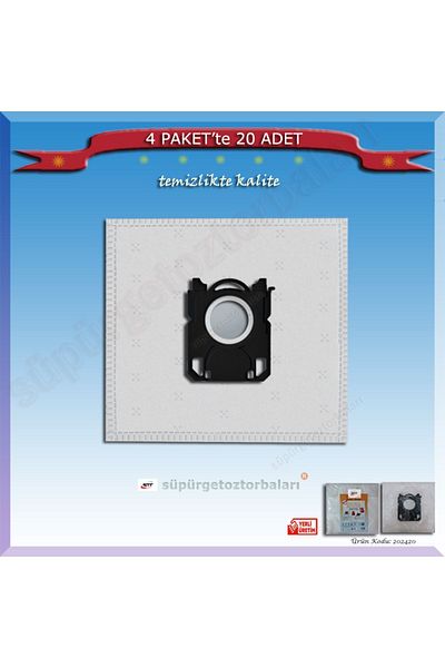 AEG S-bag Classic Serie - 20 Vacuum Cleaner Dust Bags 202420