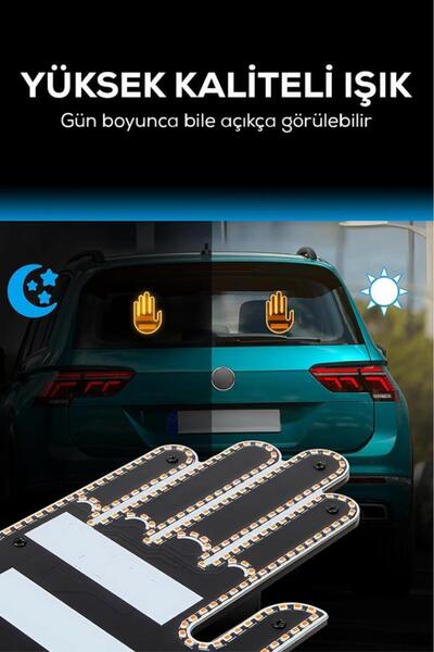 DEMPOWER Araç Arka Cam Led El Reflektörü