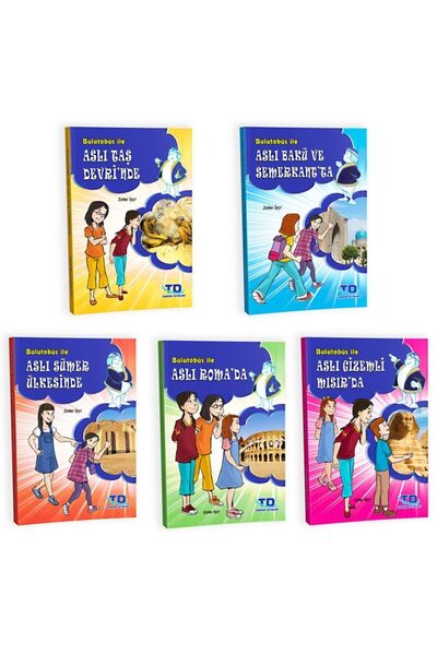 Tandem Yayınları BULUTOBÜS İLE TARİHE YOLCULUK DİZİSİ KUTULU ( 5 KİTAP )