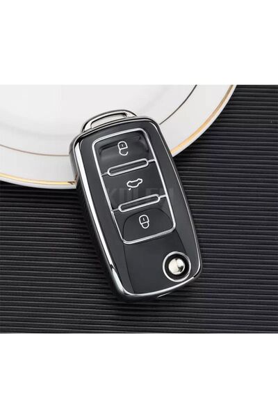AYZ GARAGE Volkswagen-seat-skoda Switchblade (الحافظة القديمة) حافظة مفاتيح س...