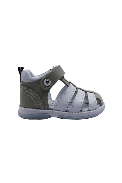 Ortopedia Beige Unisex Children's Sandals - Closed Front
